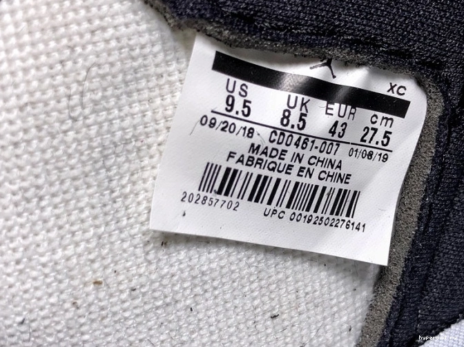 Panda Air 1 Jordan Retro OG CD0461-007 High 0530